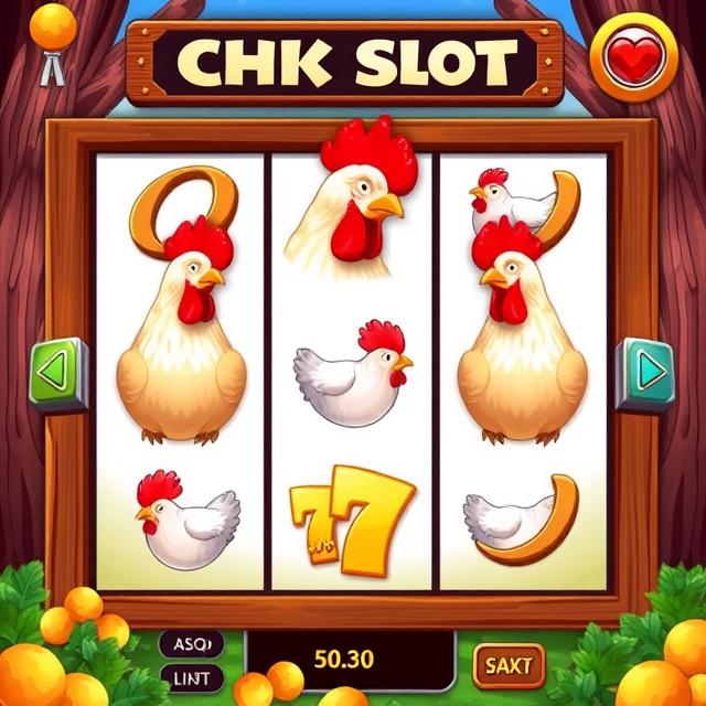 Stylized chicken character for the EggRush game